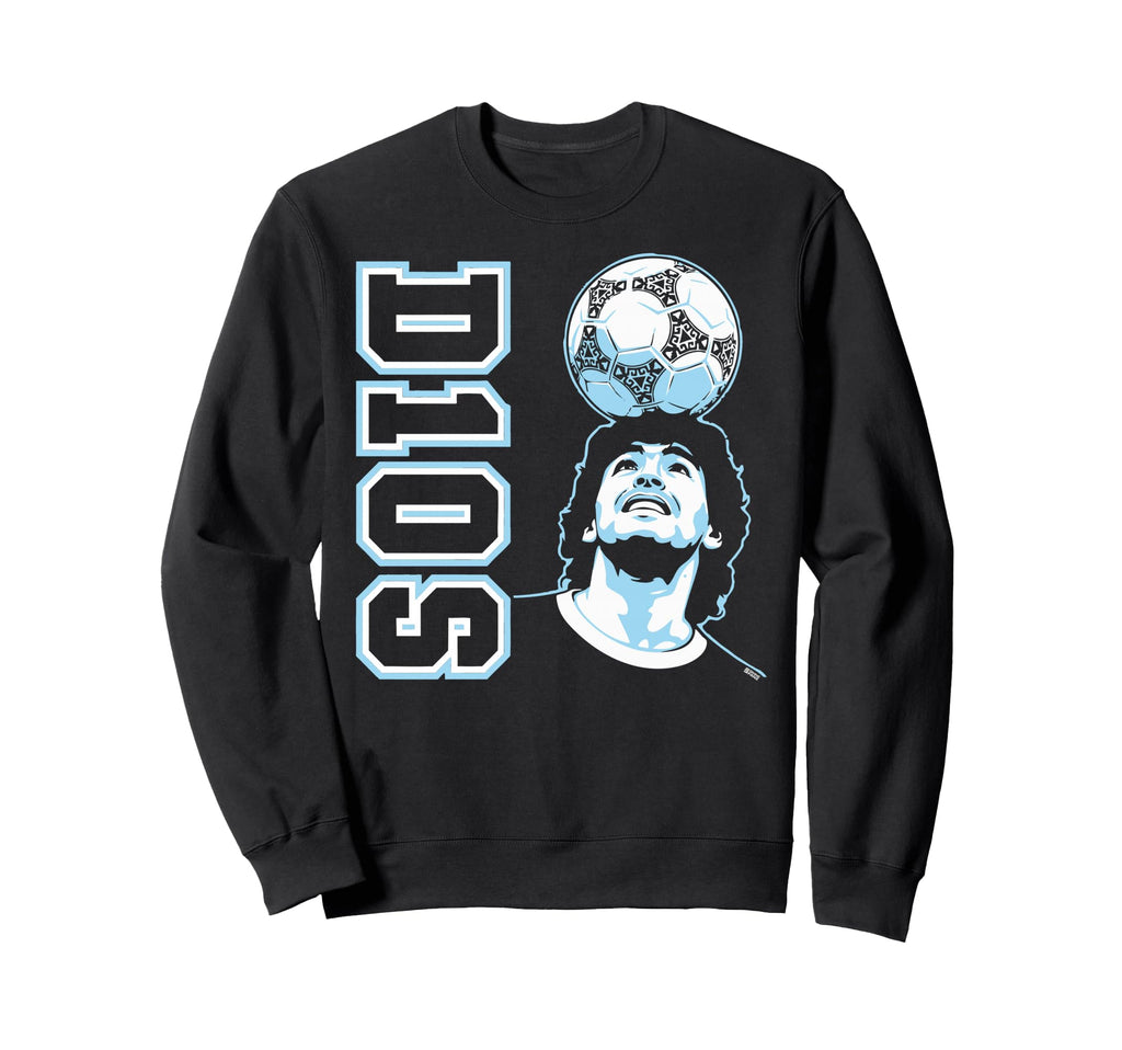 Diego Maradona D10S Headball Sweatshirt - Casual Everyday Wear Men Women - T-Shirt, Sweatshirt, Hoodie