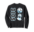 Diego Maradona D10S Headball Sweatshirt - Casual Everyday Wear Men Women - T-Shirt, Sweatshirt, Hoodie