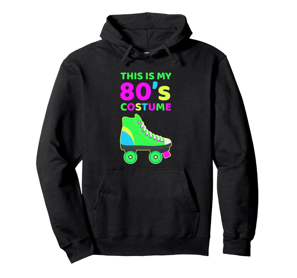 Funny 80S Costume Roller Skates Outfit Hoodie - Minimalist Print Unisex - T-Shirt, Sweatshirt, Hoodie