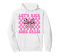 Lets Kick Some Grass Soccer Coquette Bow Hoodie - Minimalist Print Unisex - T-Shirt, Sweatshirt, Hoodie