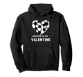 Soccer Is My Valentine Soccer Heart Hoodie - Graphic Print for Adults - T-Shirt, Sweatshirt, Hoodie