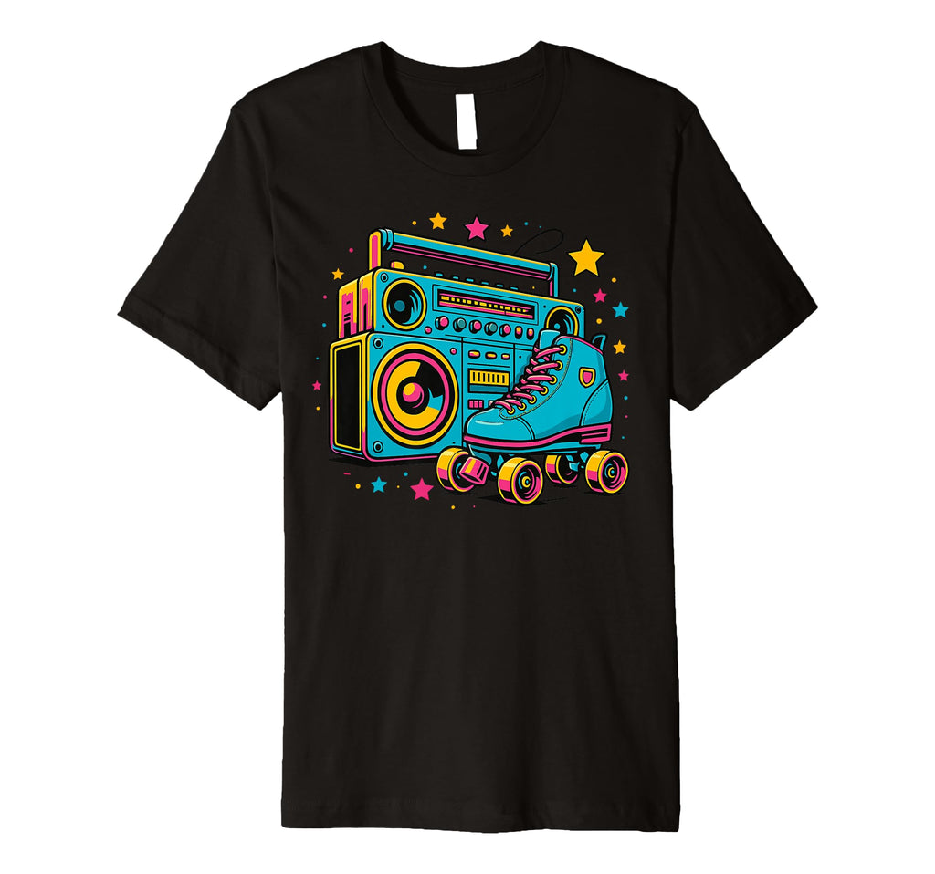 Rollerskates Funny 80S Roller Skating T-Shirt - Graphic Print for Adults - T-Shirt, Sweatshirt, Hoodie