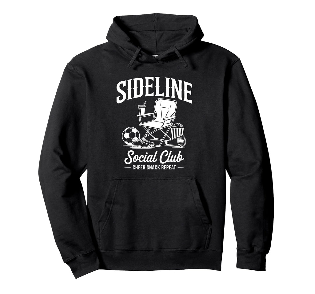 Sideline Social Club Game Day Mothers Day Hoodie - Minimalist Print Unisex - T-Shirt, Sweatshirt, Hoodie