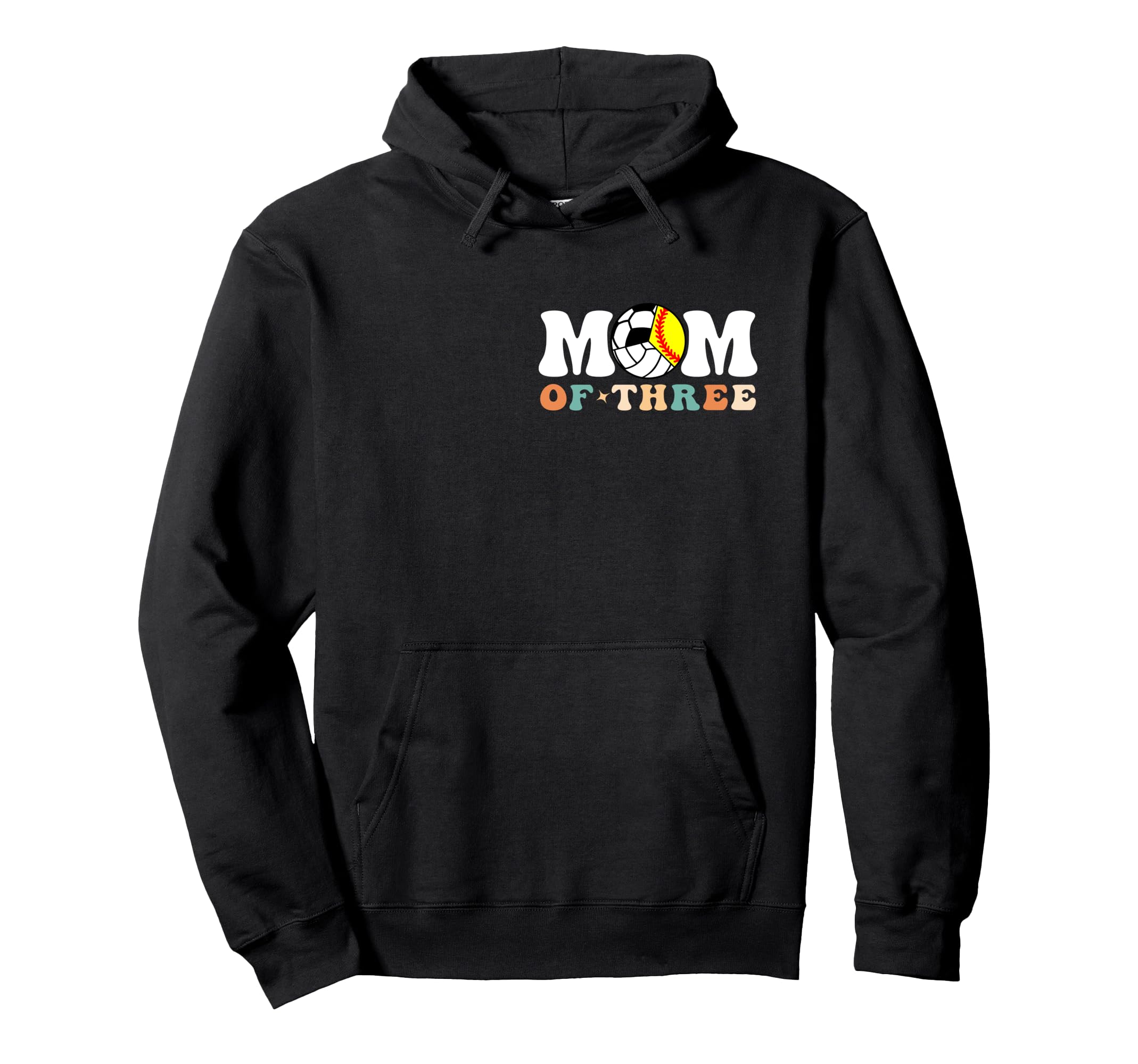My Softball Volleyball Soccer Mom Era 2 Hoodie - Graphic Print for Adults - T-Shirt, Sweatshirt, Hoodie