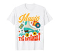 Roller Skating Music Meets Pavement T-Shirt - Graphic Print for Adults - T-Shirt, Sweatshirt, Hoodie