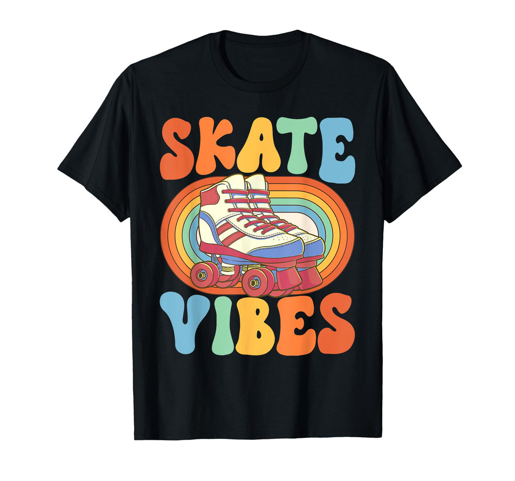 Roller Skating Skate Vibes Skate T-Shirt - Fun Novelty Design for Adults - T-Shirt, Sweatshirt, Hoodie