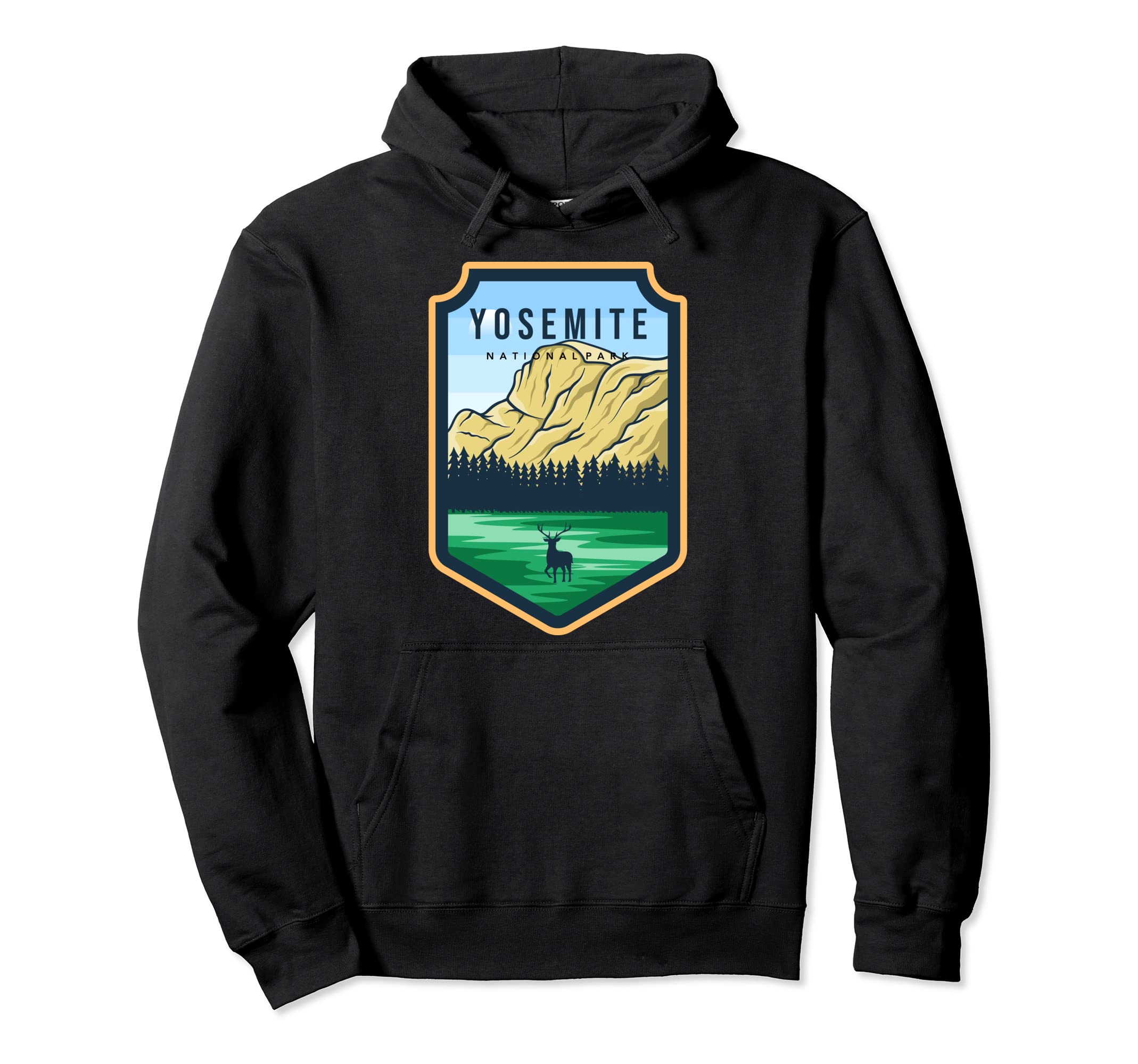 Yosemite National Park California Hoodie - Custom Art Print Men Women - T-Shirt, Sweatshirt, Hoodie