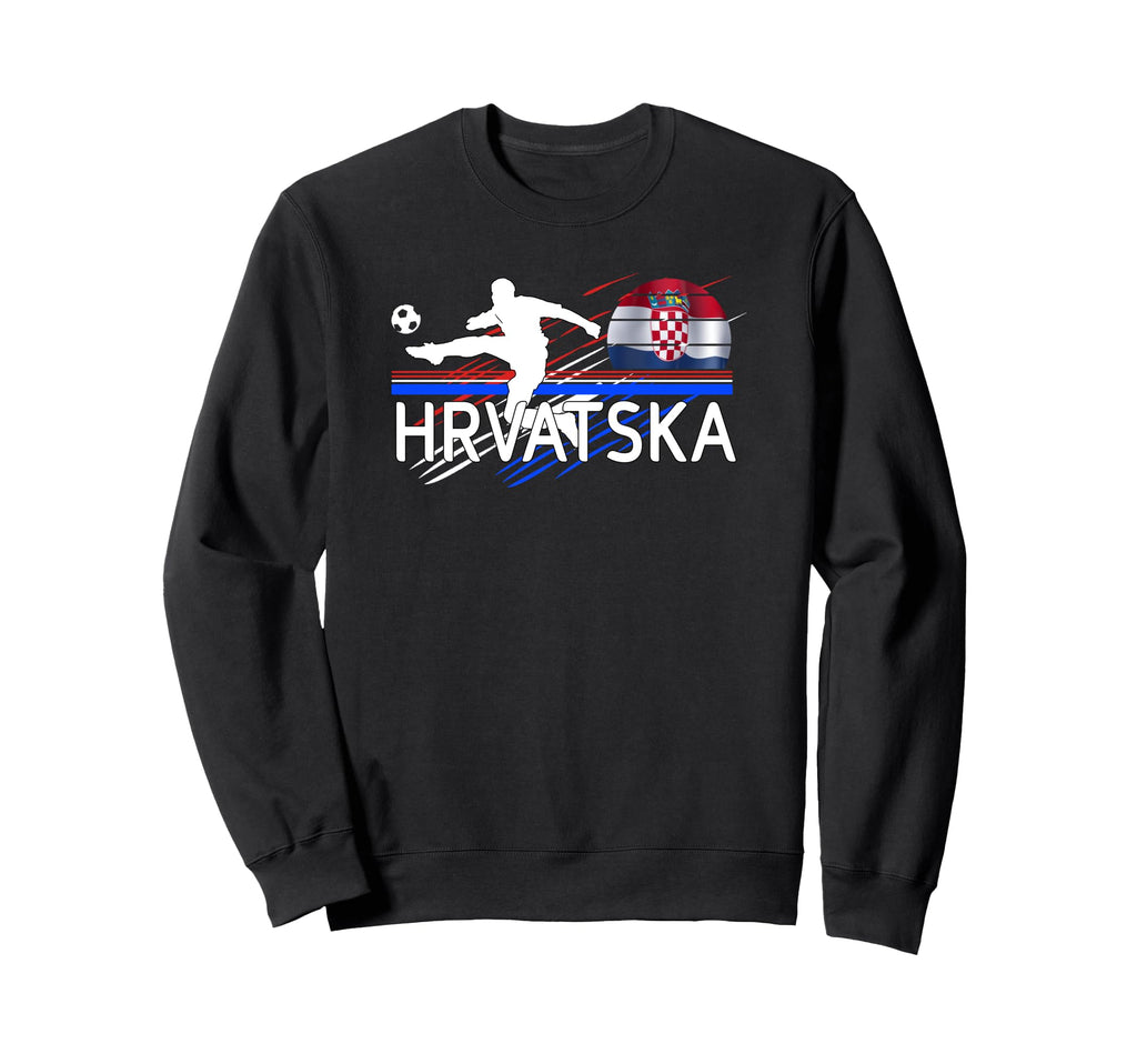 Nogomet Hrvatska Croatia Football Sweatshirt - Minimalist Print for Adults - T-Shirt, Sweatshirt, Hoodie