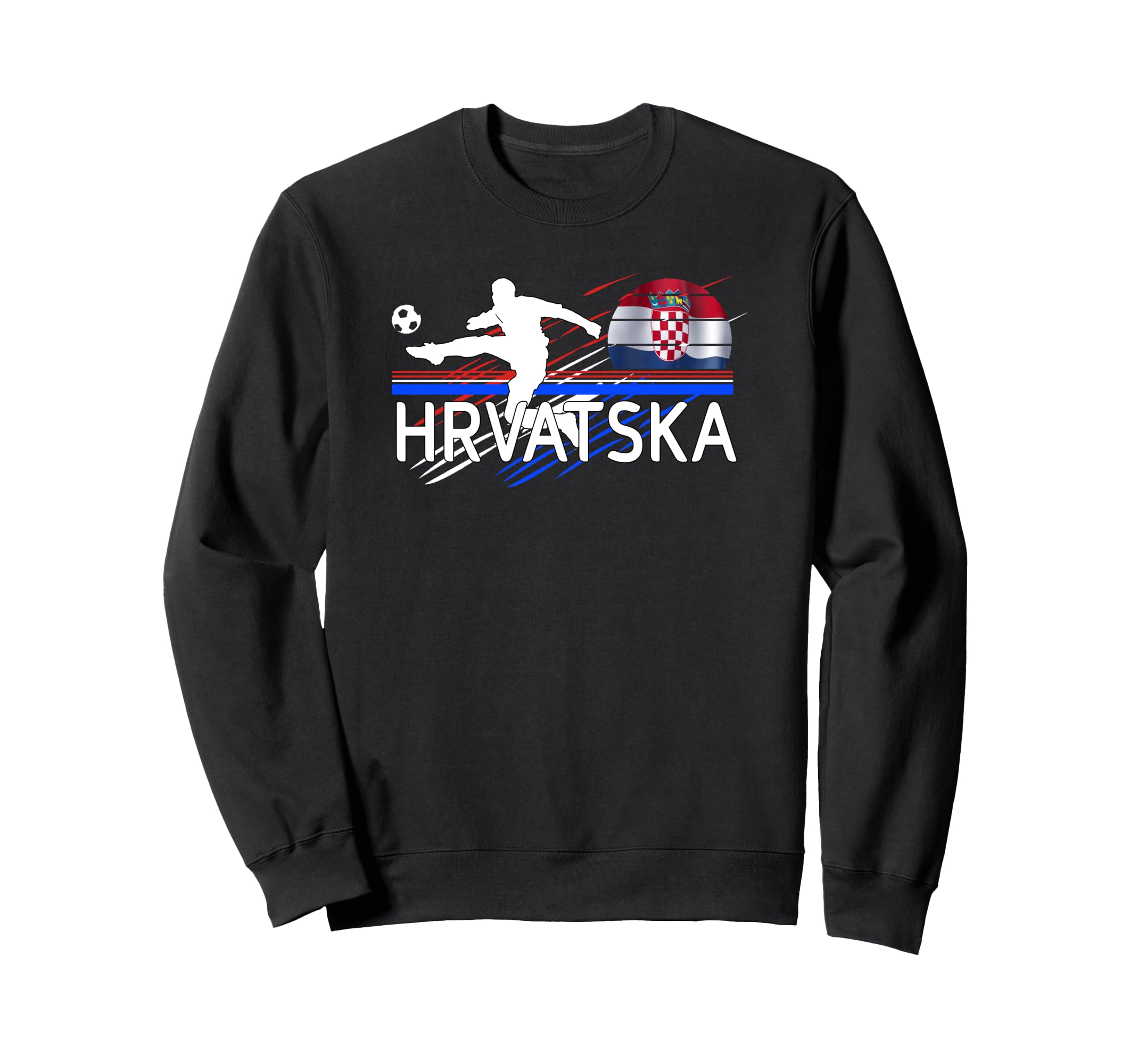 Nogomet Hrvatska Croatia Football Sweatshirt - Minimalist Print for Adults - T-Shirt, Sweatshirt, Hoodie
