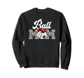Ball Mom Soccer Volleyball Mom Sweatshirt - Casual Everyday Wear Unisex - T-Shirt, Sweatshirt, Hoodie