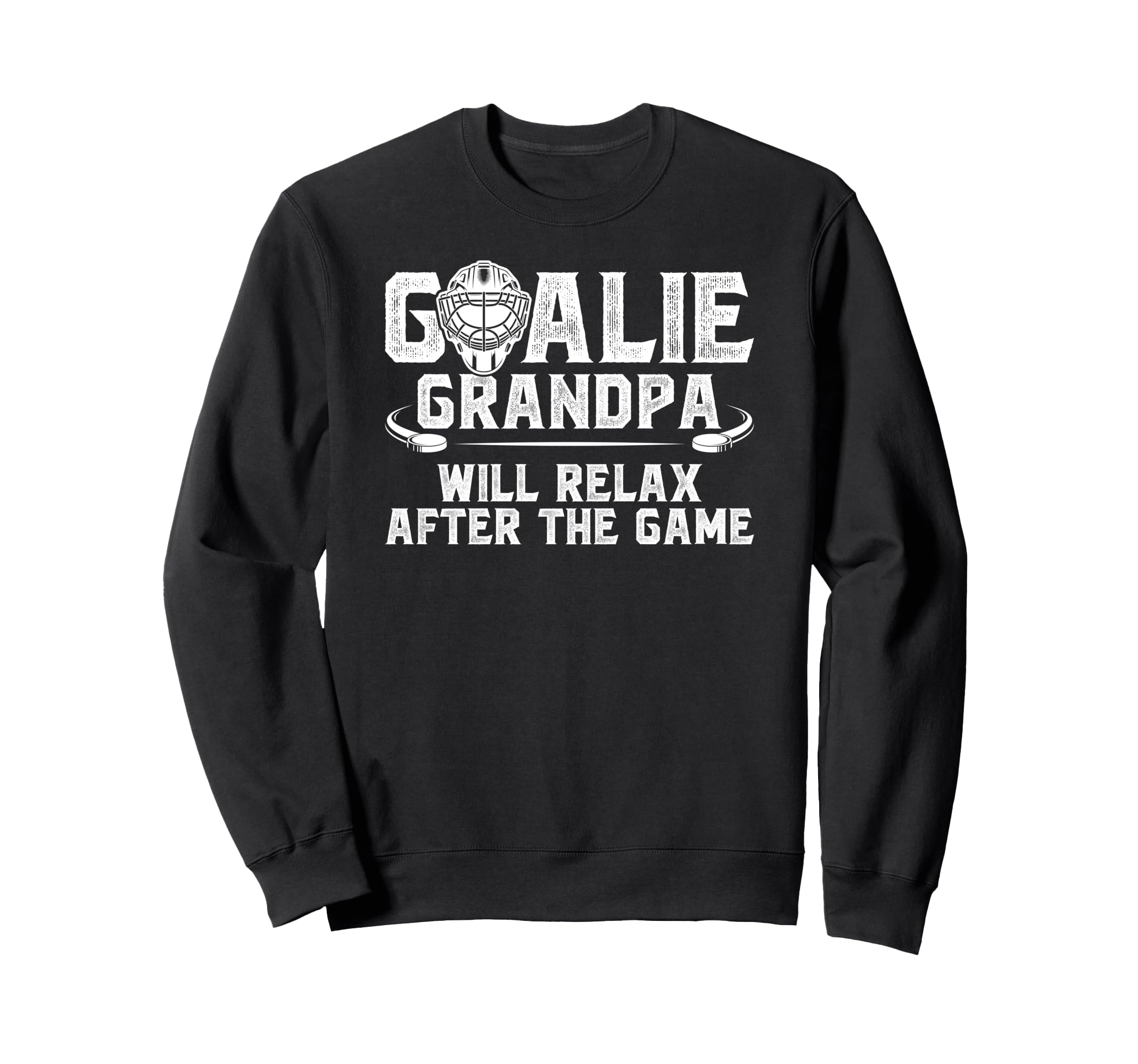 Funny Hockey Goalie Grandpa Ice Sweatshirt - Custom Art Print Men Women - T-Shirt, Sweatshirt, Hoodie