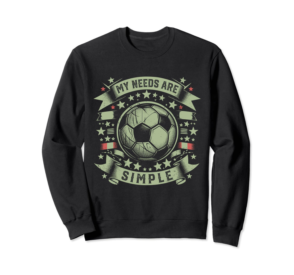 Soccer Player Soccer Sweatshirt - Aesthetic Graphic Unisex - T-Shirt, Sweatshirt, Hoodie