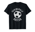 Springdale Soccer Distressed 90S T-Shirt - Novelty Apparel for Adults - T-Shirt, Sweatshirt, Hoodie
