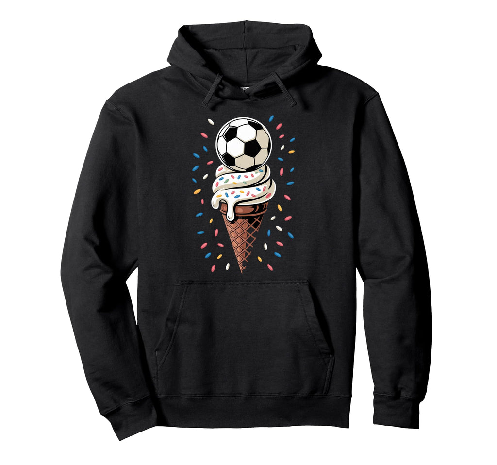 Soccer Ice Cream Drip Game Soccer Drip Hoodie - Fun Novelty Design Unisex - T-Shirt, Sweatshirt, Hoodie