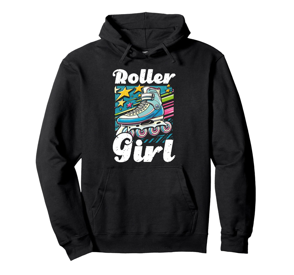 Roller 70S Skating Skater Skate Hoodie - Graphic Print Men Women - T-Shirt, Sweatshirt, Hoodie