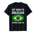 My Mom Is Brazilian Brazil Pride Flag T-Shirt - Graphic Print for Adults - T-Shirt, Sweatshirt, Hoodie