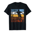 Distressed Soccer Is My Favorite Season T-Shirt - Custom Art Print Unisex - T-Shirt, Sweatshirt, Hoodie