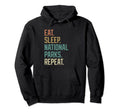 Eat Sleep National Parks Repeat Hoodie - Custom Art Print for Adults - T-Shirt, Sweatshirt, Hoodie