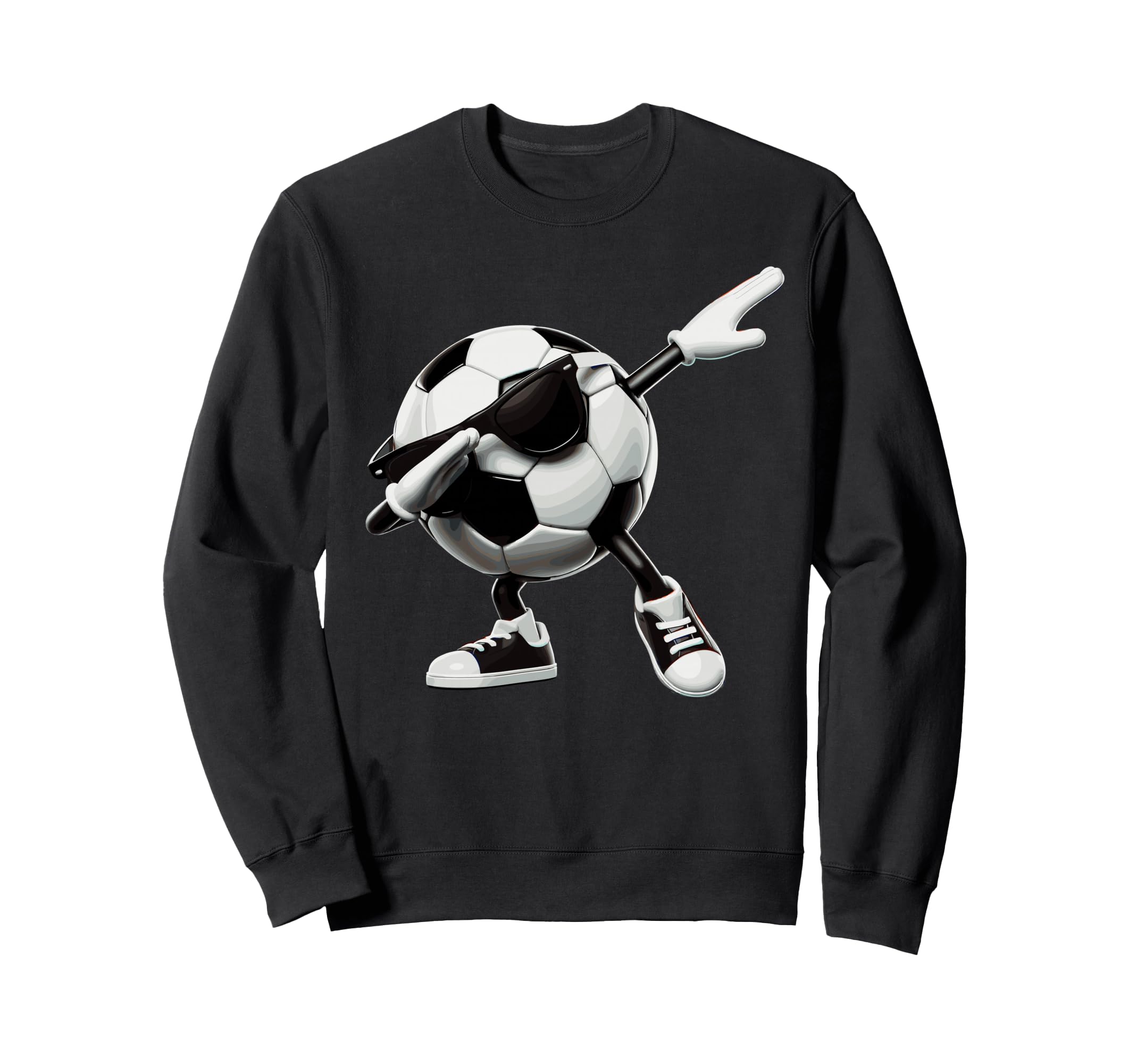 Funny Dabbing Dab Soccer Player Ball Sweatshirt - Unique Graphic Men Women - T-Shirt, Sweatshirt, Hoodie