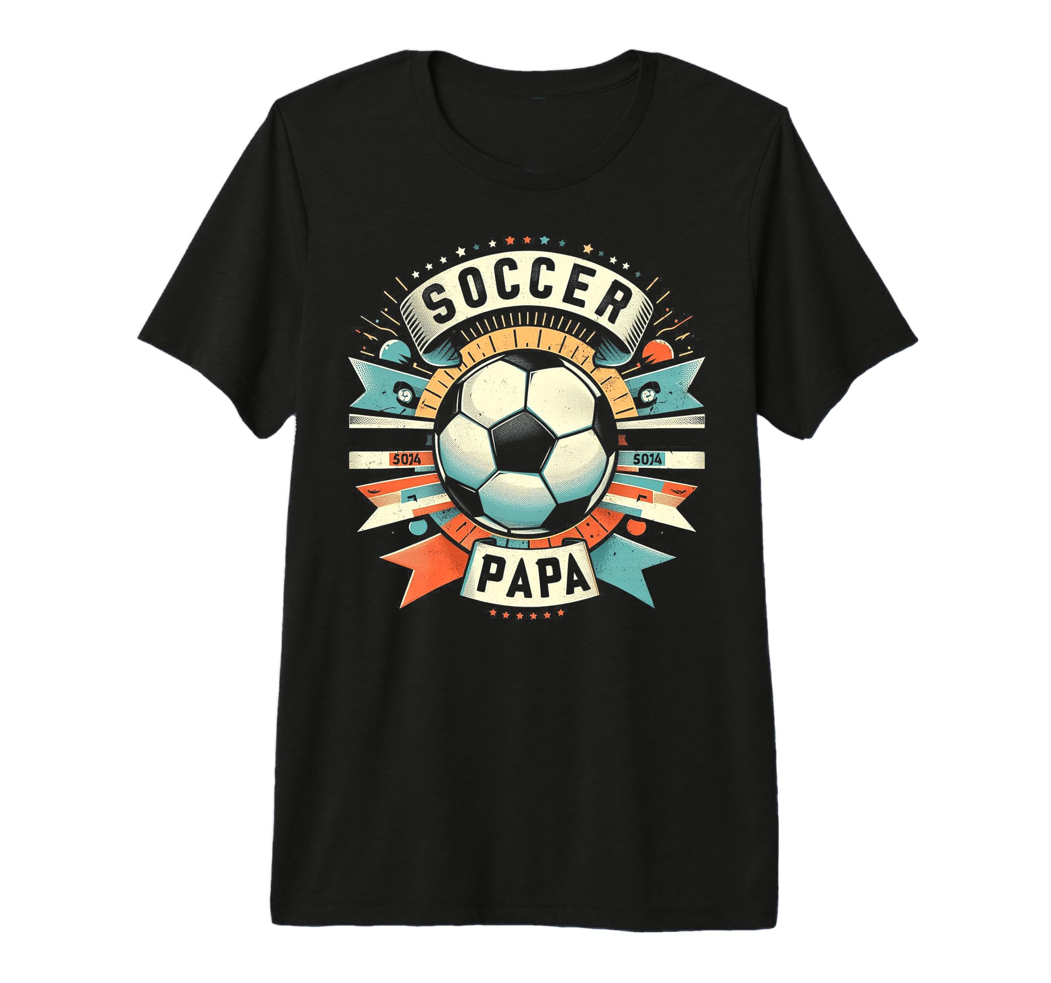 Soccer Papa Family Matching Dad Fathers T-Shirt - Graphic Print Men Women - T-Shirt, Sweatshirt, Hoodie