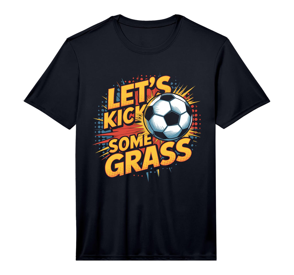 Let S Kick Some Grass Soccer Mom T-Shirt - Custom Art Print Unisex - T-Shirt, Sweatshirt, Hoodie