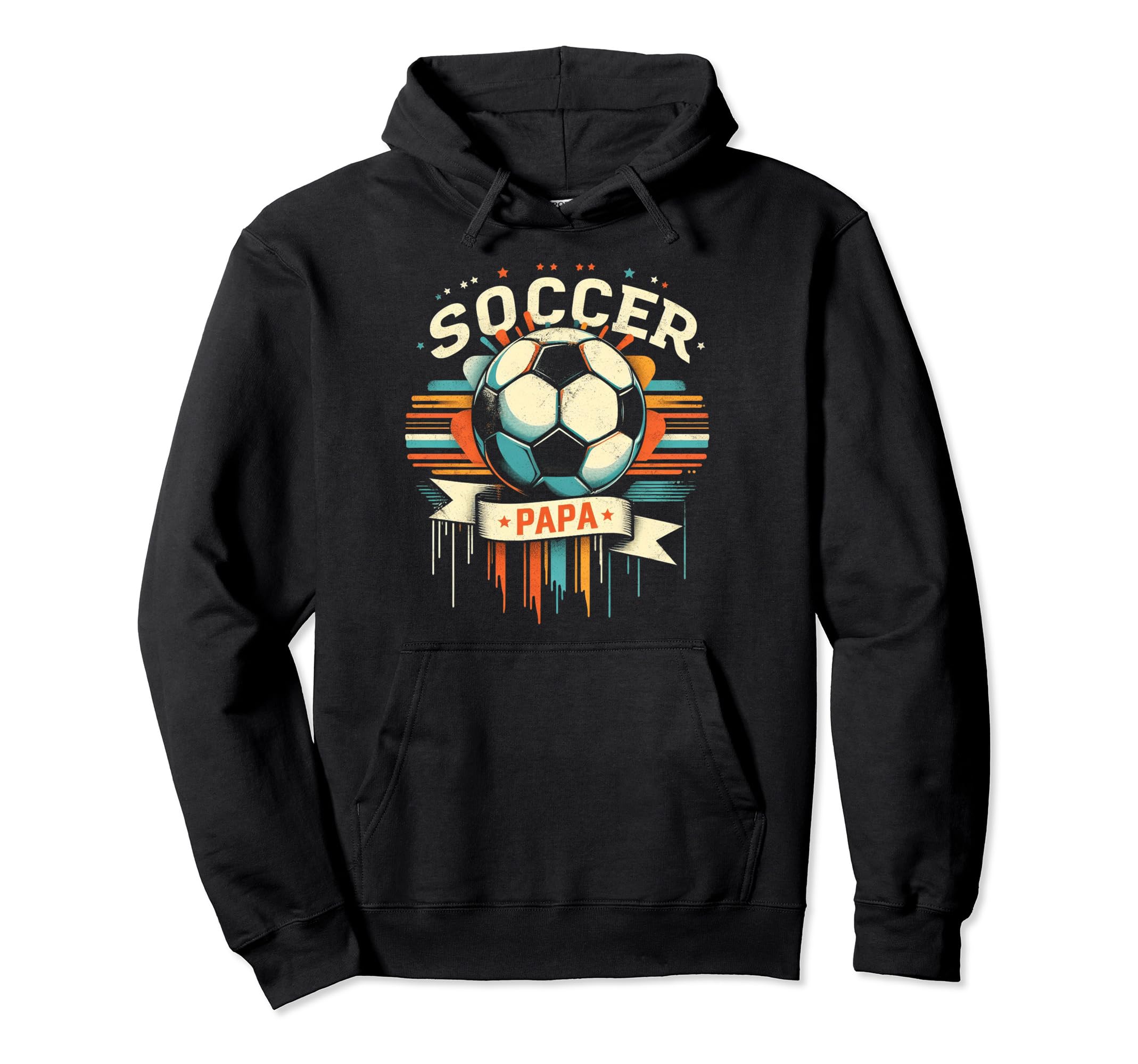 Soccer Papa Family Matching Dad Fathers Hoodie - Unique Graphic for Adults - T-Shirt, Sweatshirt, Hoodie