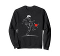 Soccer Valentines Day Heart Love Sweatshirt - Novelty Apparel Unisex - T-Shirt, Sweatshirt, Hoodie