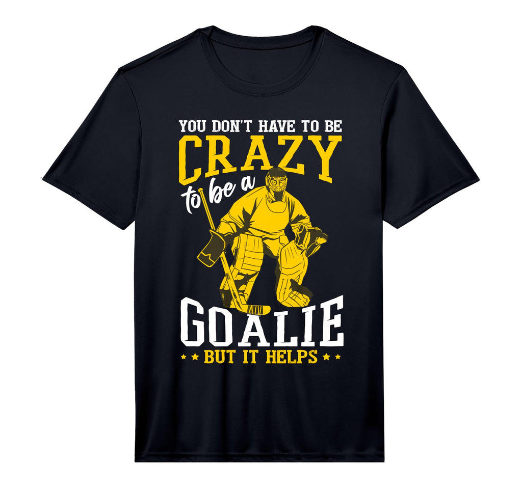 Funny Ice Hockey Player Ice Hockey Goalie T-Shirt - Novelty Apparel Unisex - T-Shirt, Sweatshirt, Hoodie