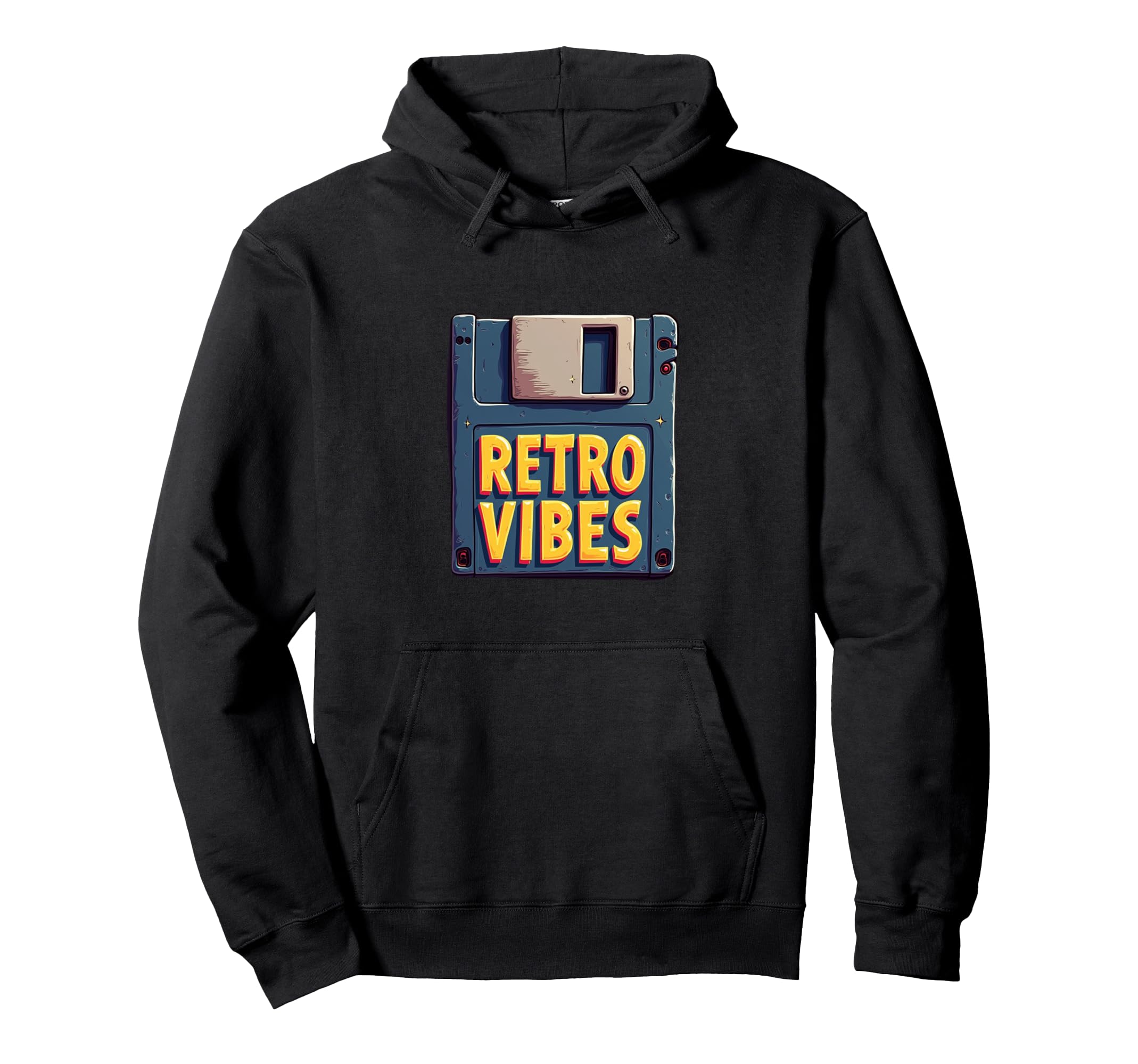 90S Fun Floppy Disc Cassette Tape Vibe Hoodie - Minimalist Print Men Women - T-Shirt, Sweatshirt, Hoodie