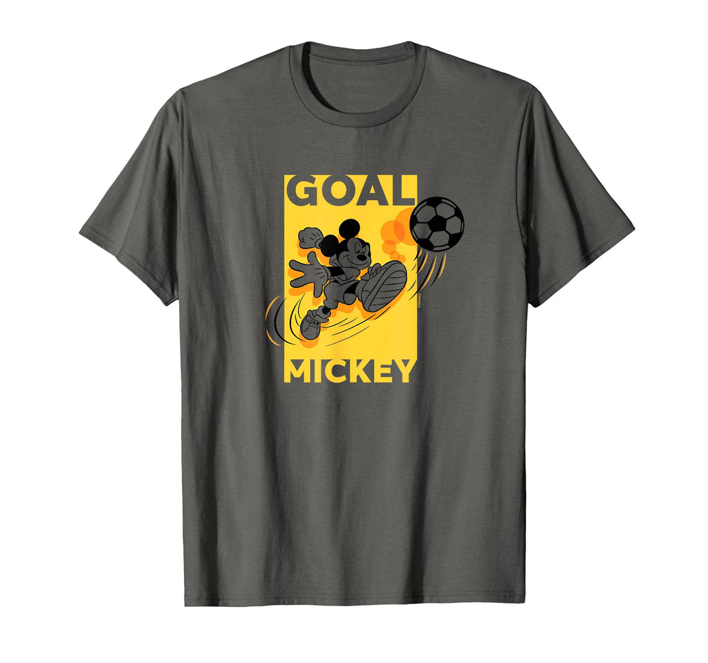 Mickey Playing Soccer Goal T-Shirt - Unique Graphic for Adults - T-Shirt, Sweatshirt, Hoodie