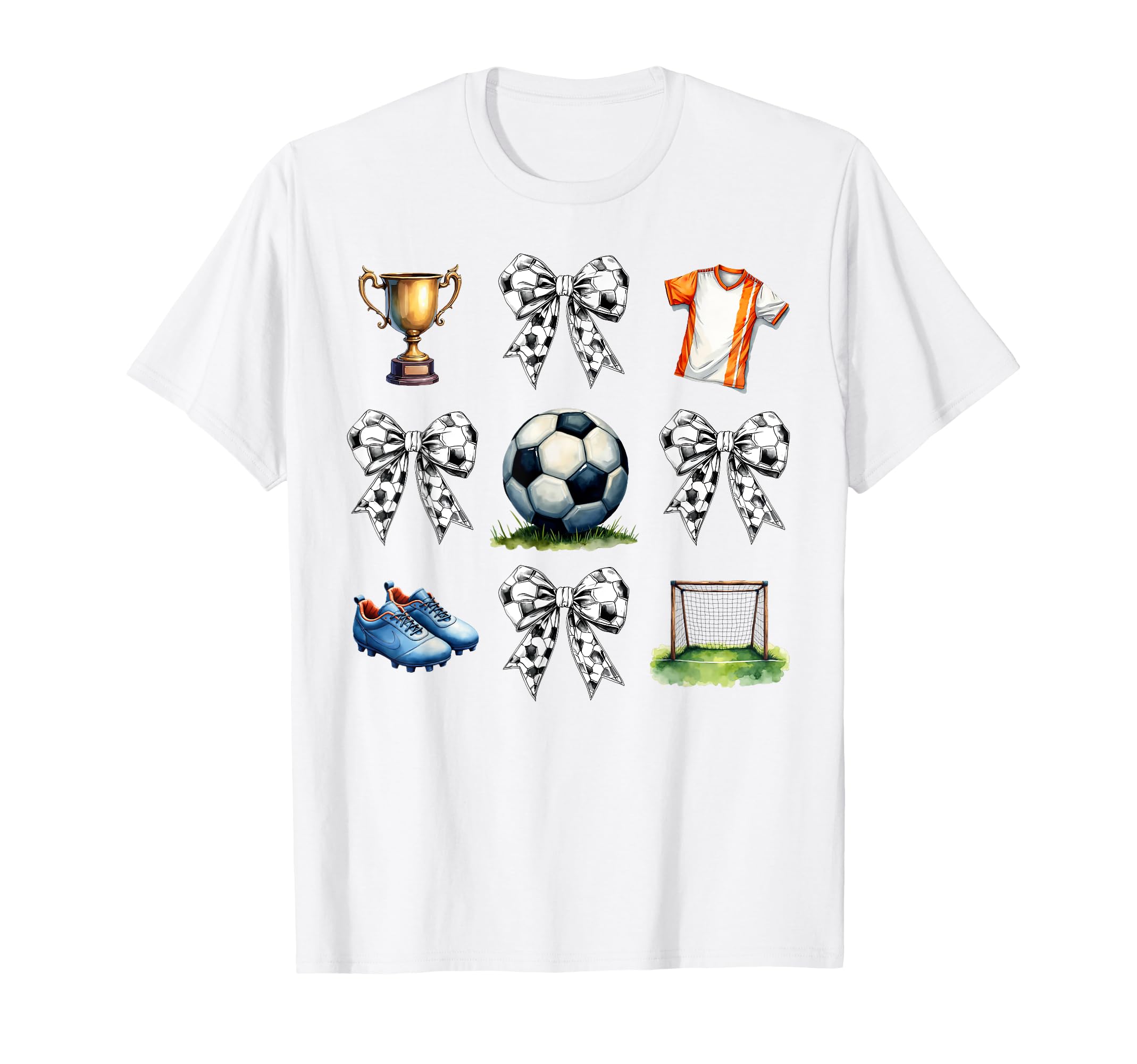 Coquette Bow Soccer Game Days T-Shirt - Fun Novelty Design for Adults - T-Shirt, Sweatshirt, Hoodie