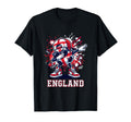 England Dabbing Soccer Ball Graffiti T-Shirt - Minimalist Print for Adults - T-Shirt, Sweatshirt, Hoodie