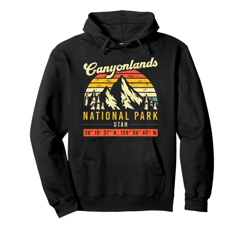 Canyonlands Coordinate Utah National Hoodie - Novelty Apparel for Adults - T-Shirt, Sweatshirt, Hoodie