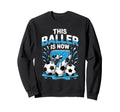 Baller Is Now 7 Ice Cream Drip Sweatshirt - Minimalist Print for Adults - T-Shirt, Sweatshirt, Hoodie