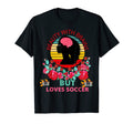 Beauty Brains But Loves Soccer T-Shirt - Aesthetic Graphic Men Women - T-Shirt, Sweatshirt, Hoodie