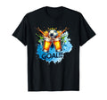 Soccer Goal Celebration Beer Splash T-Shirt - Graphic Print Men Women - T-Shirt, Sweatshirt, Hoodie
