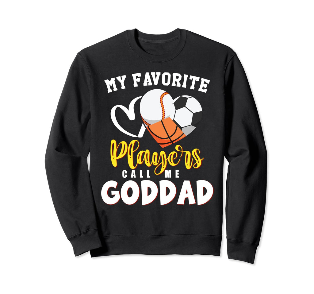 Goddad My Favorite Baseball Soccer Sweatshirt - Custom Art Print Unisex - T-Shirt, Sweatshirt, Hoodie