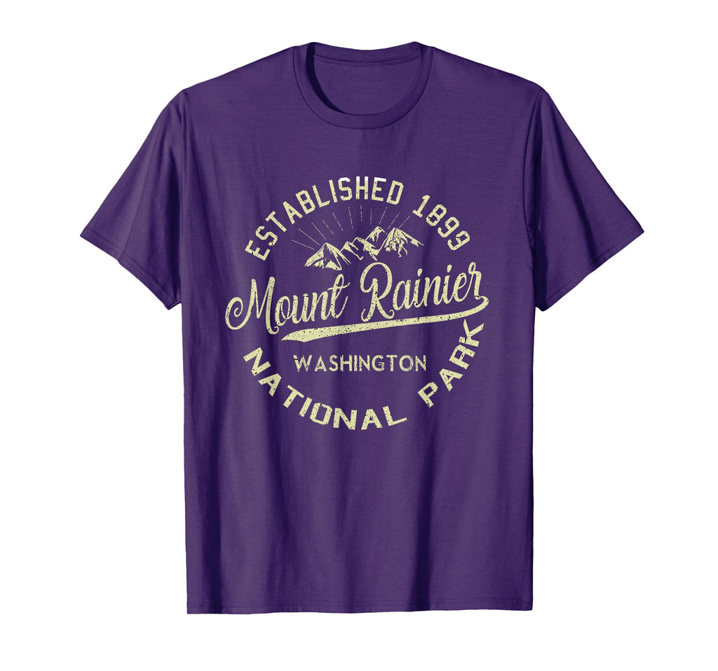 Mount Rainier National Park Hiking T-Shirt - Unique Graphic Men Women - T-Shirt, Sweatshirt, Hoodie