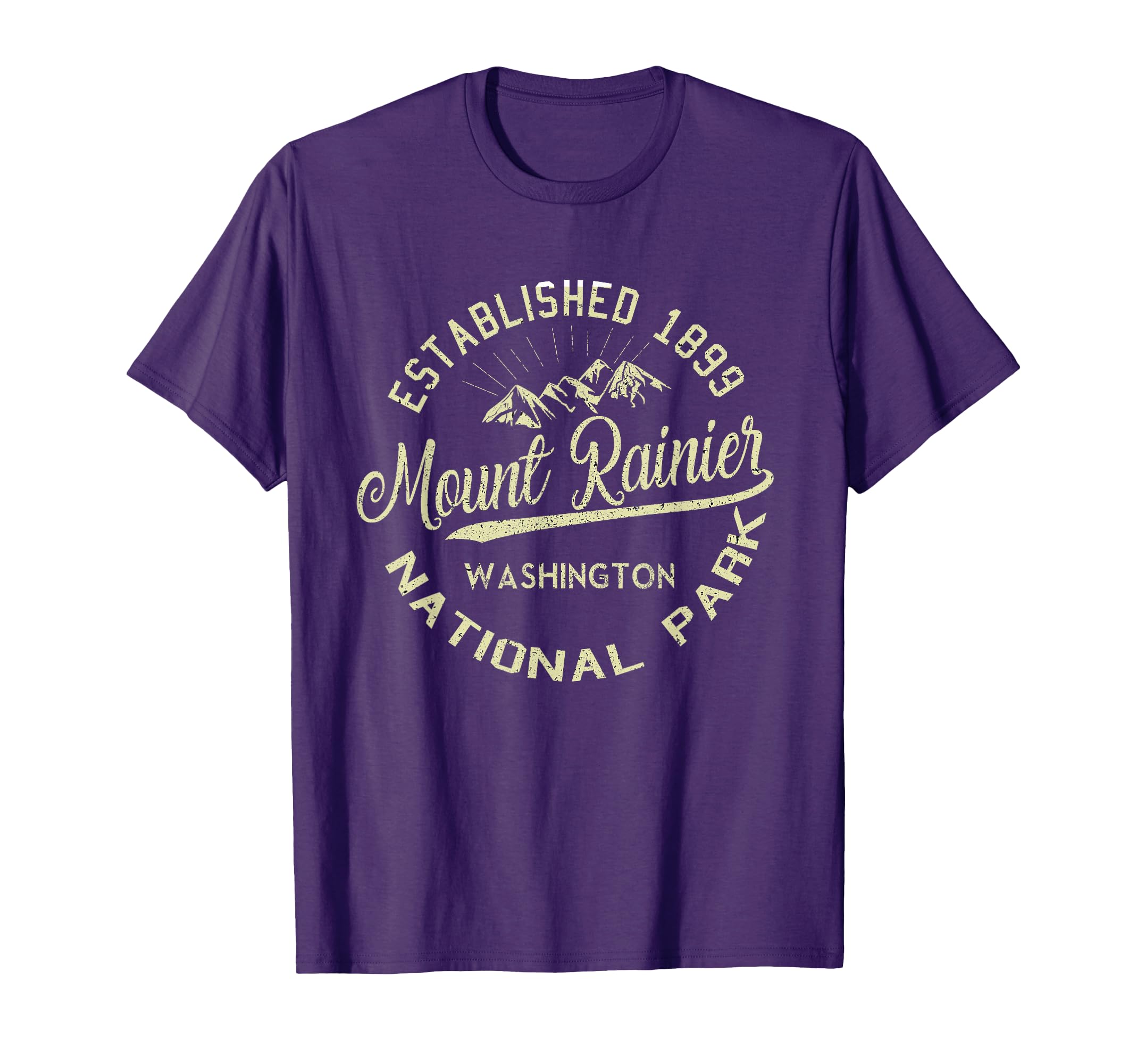 Mount Rainier National Park Hiking T-Shirt - Unique Graphic Men Women - T-Shirt, Sweatshirt, Hoodie