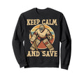 Ice Hockey Goalie Goalkeeper Keep Sweatshirt - Casual Everyday Wear Unisex - T-Shirt, Sweatshirt, Hoodie