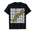 Bulldogs Gold School Sports Fan T-Shirt - Casual Everyday Wear Men Women - T-Shirt, Sweatshirt, Hoodie