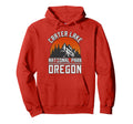 Crater Lake National Park Oregon Usa Hoodie - Custom Art Print Unisex - T-Shirt, Sweatshirt, Hoodie