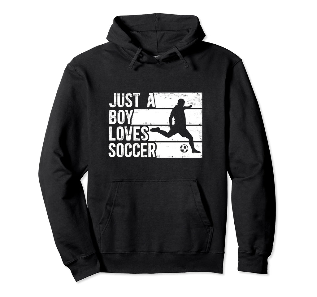 Funny Who Loves Soccer Hoodie - Trendy Graphic Men Women - T-Shirt, Sweatshirt, Hoodie