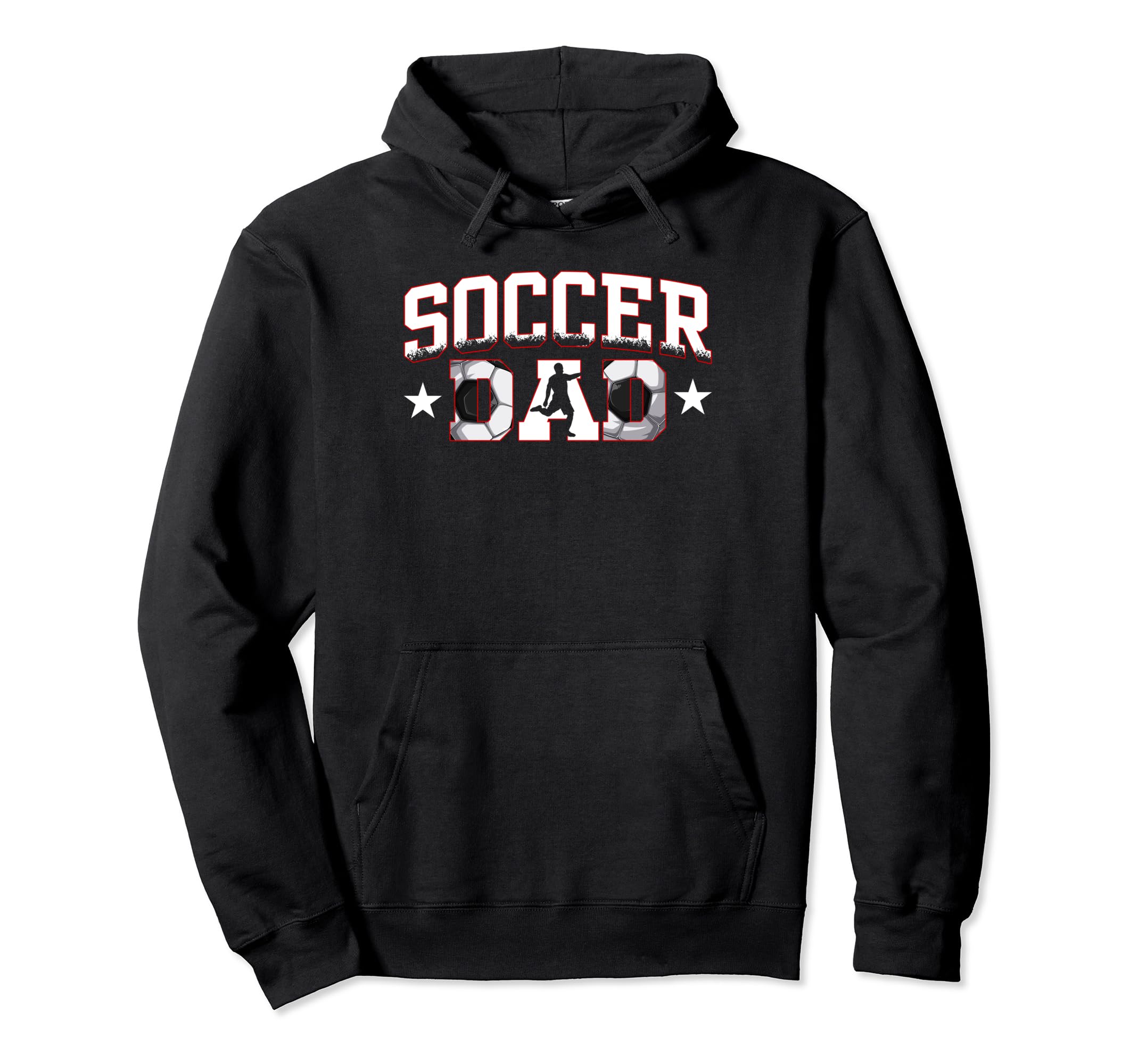 Soccer Dad Soccer Lover Fan Daddy Hoodie - Custom Art Print for Adults - T-Shirt, Sweatshirt, Hoodie