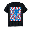 Roller Derby Player Red White Blue T-Shirt - Minimalist Print for Adults - T-Shirt, Sweatshirt, Hoodie