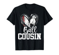 Ball Cousin Heart Baseball Soccer Ball Sweatshirt - Trendy Graphic Unisex - T-Shirt, Sweatshirt, Hoodie