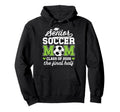 Soccer Senior Mom Class 2026 Soccer Hoodie - Minimalist Print for Adults - T-Shirt, Sweatshirt, Hoodie