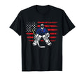 American Ice Hockey Athlete Winter T-Shirt - Unique Graphic Men Women - T-Shirt, Sweatshirt, Hoodie