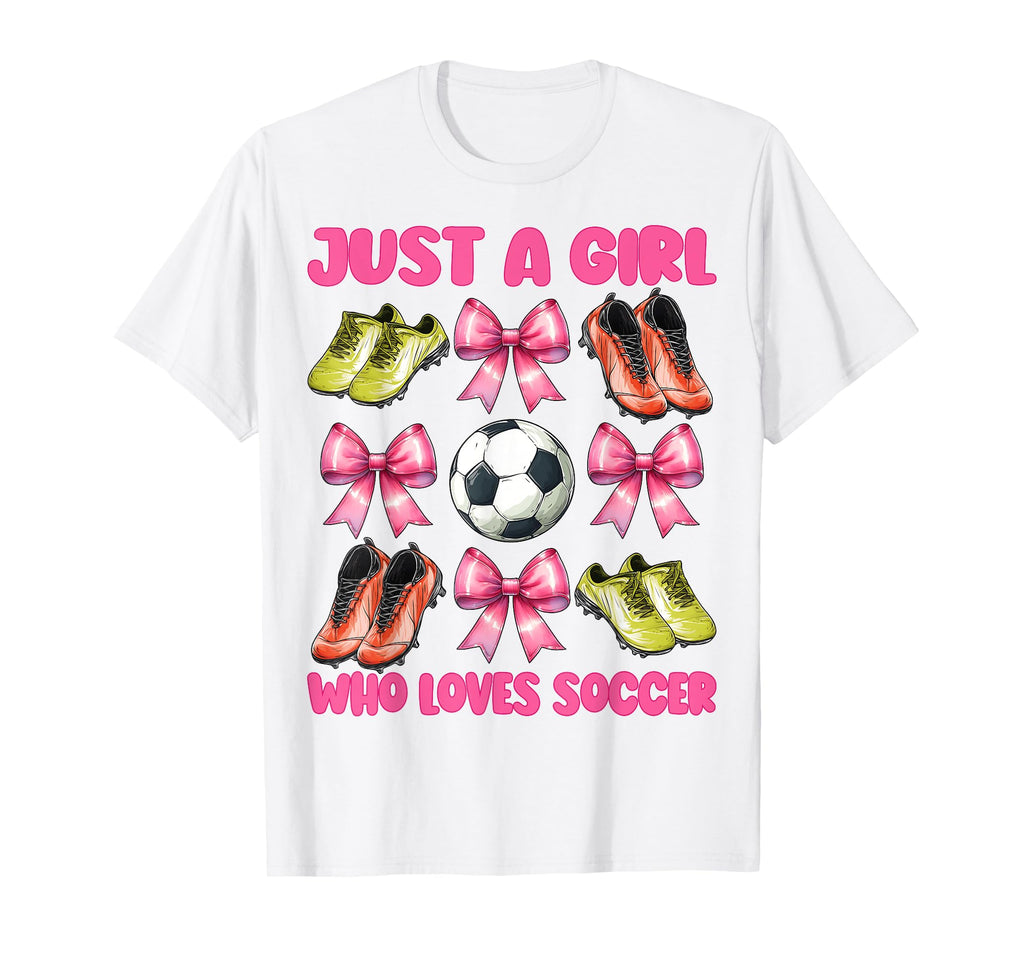 Just Who Loves Soccer Mom Mothers Day T-Shirt - Custom Art Print Unisex - T-Shirt, Sweatshirt, Hoodie