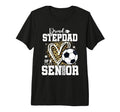 Proud Stepdad 2026 Senior Soccer T-Shirt - Custom Art Print for Adults - T-Shirt, Sweatshirt, Hoodie